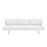 Charles Convertible Leather Sofa 626-WHI
