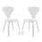 Vortex Dining Chairs Set of 2 899-WHI