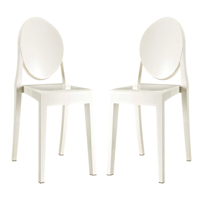 Casper Dining Chairs Set of 2 906-WHI