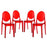 Casper Dining Chairs Set of 4 908-RED