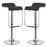 LEM Bar Stool Vinyl Set of 2 927-BLK