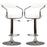 Diner Bar Stool Set of 2 930-WHI