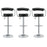 Diner Bar Stool Set of 3 931-BLK