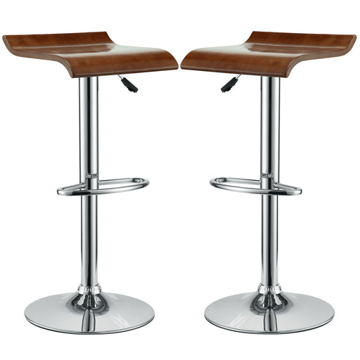 Bentwood Bar Stool Set of 2 936-OAK