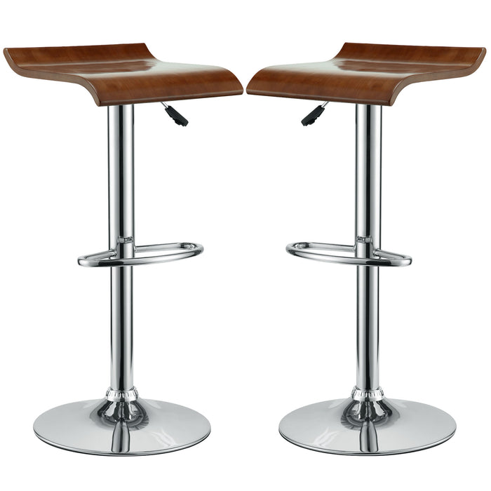 Bentwood Bar Stool Set of 2 936-OAK