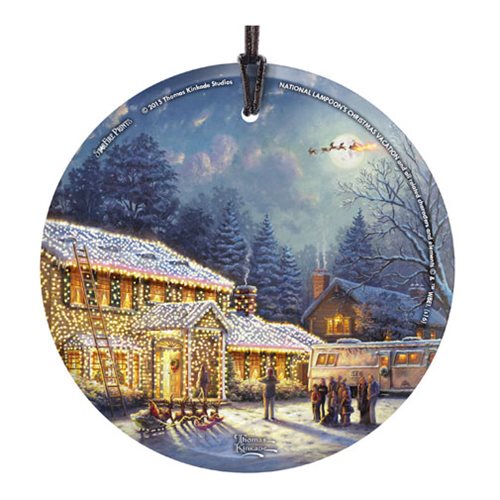 National Lampoons Christmas Vacation Thomas Kinkade Ornament