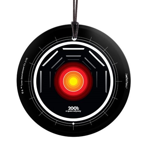 A Space Odyssey HAL StarFire Prints Hanging Glass Print     