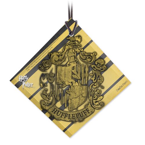 Harry Potter Hufflepuff Crest StarFire Prints Glass Ornament