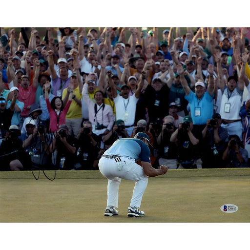 Sergio Garcia Signed 11x14 Fist Pump Horizontal Photo Beckett