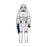 Star Wars Vintage Action Figure Stormtrooper Pin - Exclusive