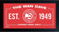 Atlanta Hawks Man Cave Sign 10x20 Framed Photo