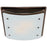 ELLIPSE BTH FAN/LGHT BRNZ