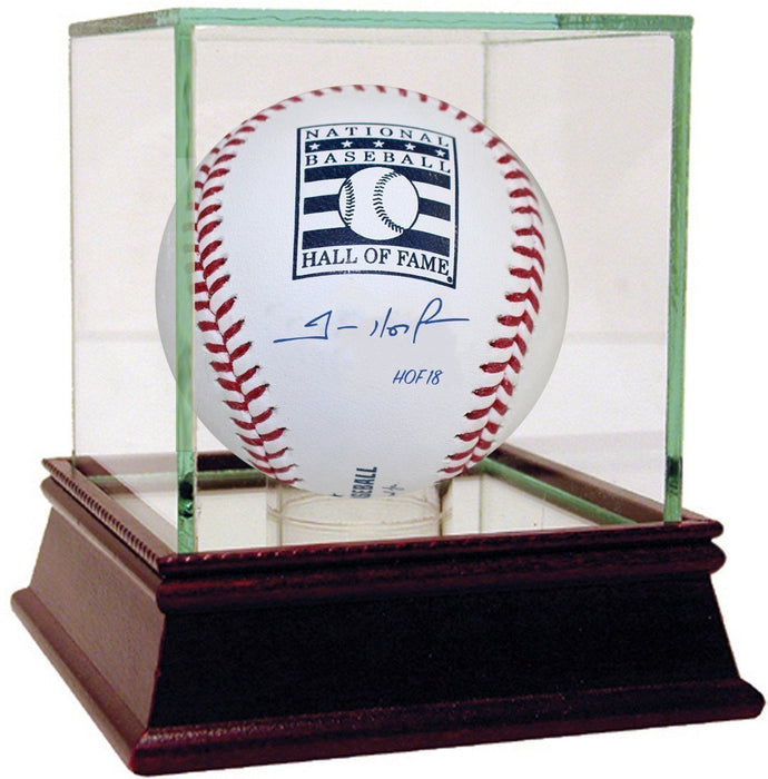Trevor Hoffman Signed Hall of Fame Logo Baseball w/ "HOF 18" Insc