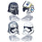 Star Wars Black Series Die-Cast Metal Helmets Wave 1 Case   