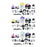 Littlest Pet Shop Black N White Pet Packs Wave 1 Case       