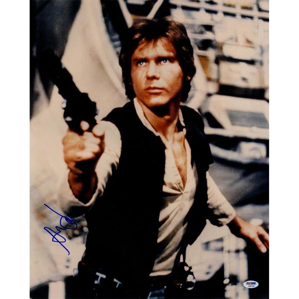 Harrison Ford Signed 16x20 Star Wars Photo (PSA/DNA) With Frame
