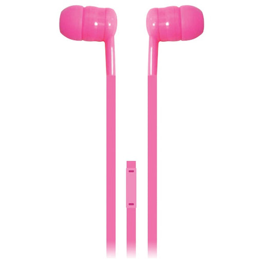 EARBUDS W/MIC PNK