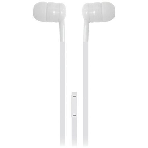 EARBUDS W/MIC WHT