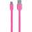 6FT FLT MICRO USB PNK