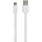 6FT FLT MICRO USB WHT