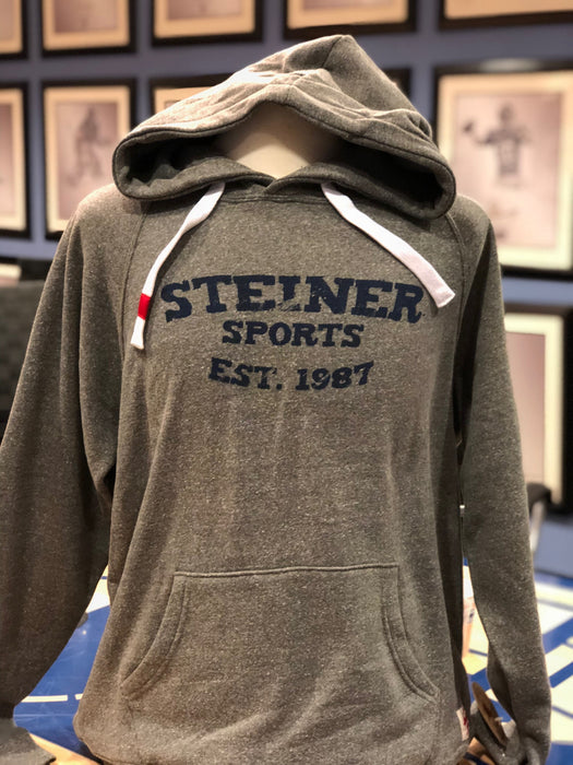 Steiner Sports Grey Vintage Hooded Sweatshirt - S