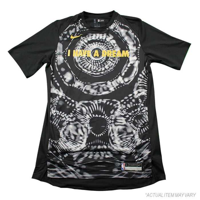 Tyler Zeller Brooklyn Nets Game Used #44 I Have A Dream Warm Up T-Shirt ()()(XXLT)
