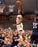 Wesley Johnson One Handed Dunk vs. Maine White Jersey 8x10 Vertical uns ()