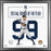 Aaron Judge New York Yankees 2017 Rookie of the Year #99 14x14 Framed with Game Used Uniform and Game Used Dirt from Rookie Season