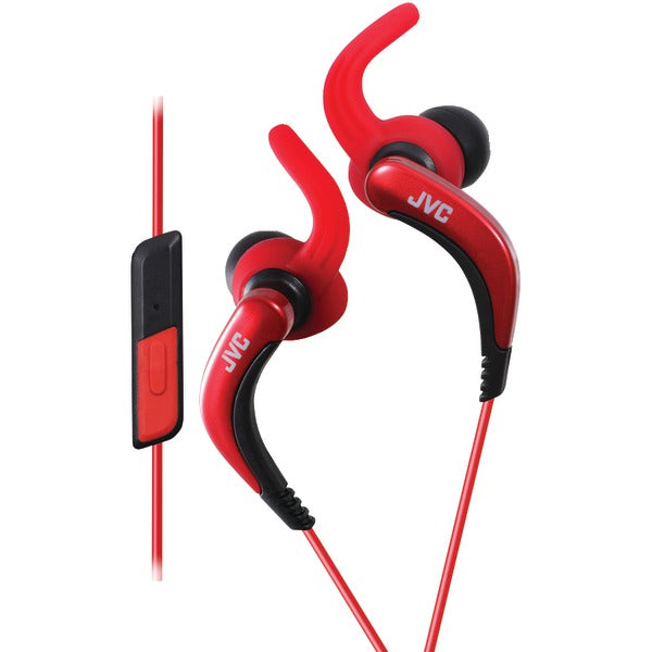 EXT FITNESS HDPHN/MIC RED