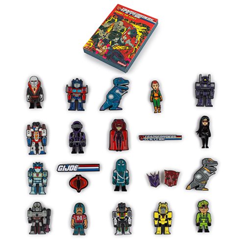 Transformers vs. G.I. Joe Enamel Pin Series Display Box     