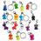 Crayola Munny Zipper Pull Key Chain Display Box             