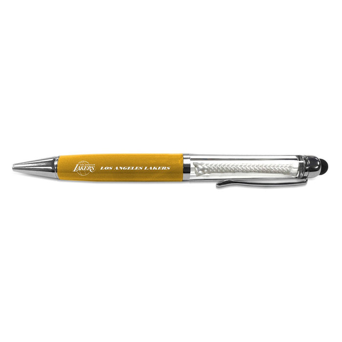 Los Angeles Lakers Game Used Net Basketball Pen
