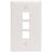 WHITE QUICKPORT 3-PORT
