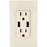 COMBO DUPLEX 15A USB ALMD