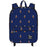 Mickey Mouse Print Blue Nylon Backpack                      