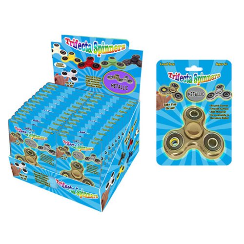 Trifecta Spinners Metallic Display Case                     