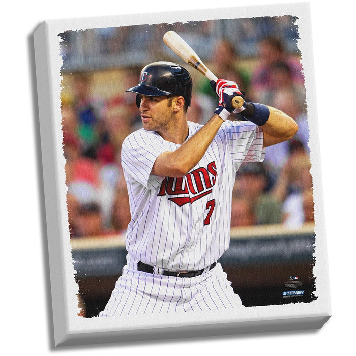 Joe Mauer Stretched 32X40 Canvas Uns