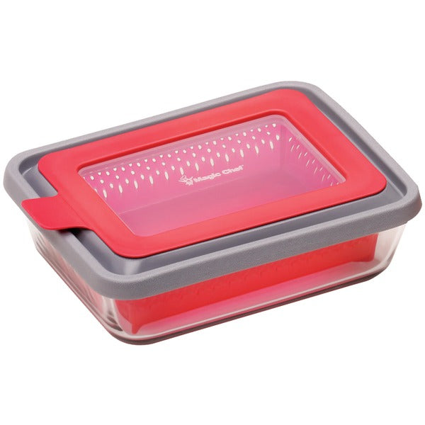 MICROWV COOK 6 CUP RED