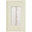 DECOR ALMND PLATE WH BRSH