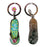 Peter Pan Tinker Bell Flip Flop Green Pewter Key Chain      