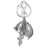 Thor: Ragnarok Thor Half Helmet Pewter Key Chain            