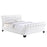 Kate Queen Vinyl Bed 5039-WHI-SET