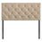 Theodore Queen Upholstered Fabric Headboard 5040-BEI