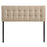 Lily Queen Upholstered Fabric Headboard 5041-BEI