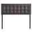 Lily Queen Upholstered Vinyl Headboard 5130-BRN