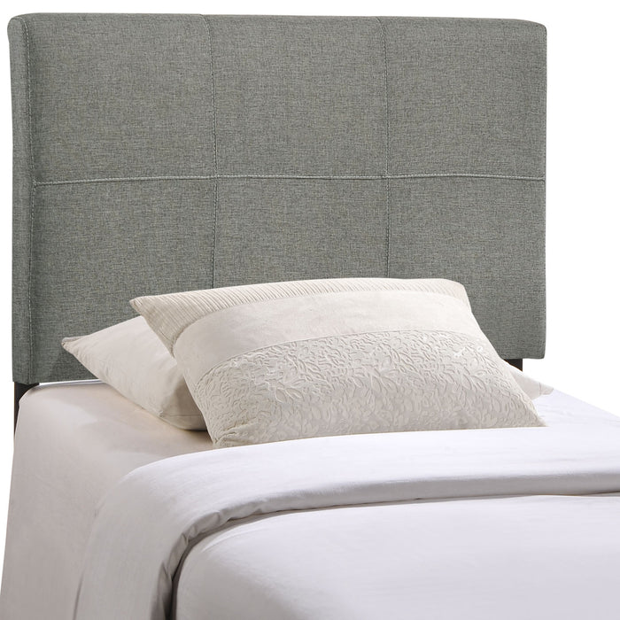 Oliver Twin Upholstered Fabric Headboard 5152-GRY