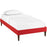 Sharon Twin Fabric Bed Frame with Squared Tapered Legs 5348-ATO