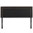 Jessamine Queen Upholstered Vinyl Headboard 5377-BLK