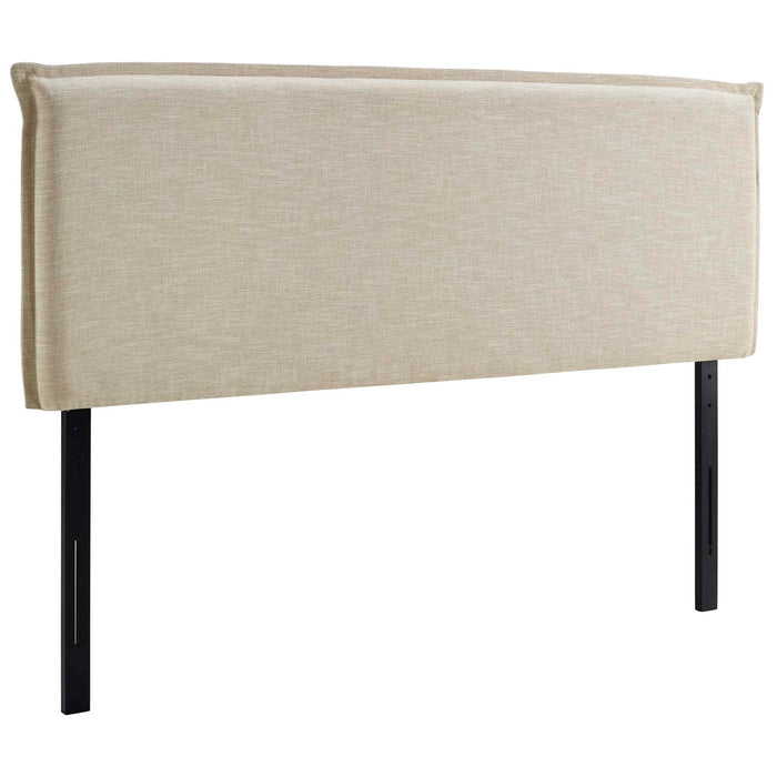 Camille Queen Upholstered Fabric Headboard 5407-BEI