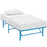 Horizon Twin Stainless Steel Bed Frame 5427-LBU